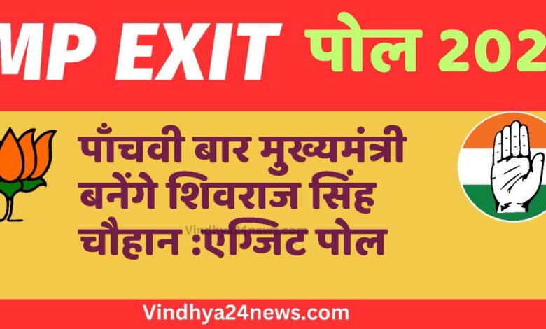 Shivraj Singh Chauhan will become Chief Minister for the fifth time: Exit poll