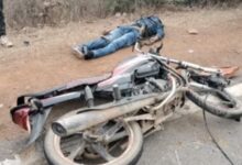 satna road accident: husband and wife killed in collision between truck and bike in Satna