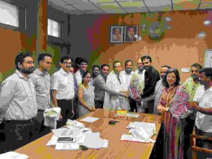 REWA NEWS: Vaishya Mahasammelan Youth Unit honored doctors on Doctors Day